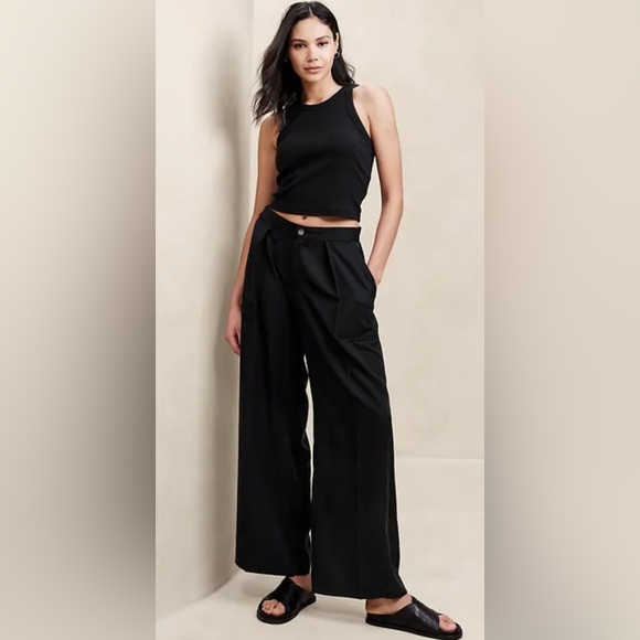 Banana Republic Pants - Banana Republic TENCEL WIDE-LEG PANT